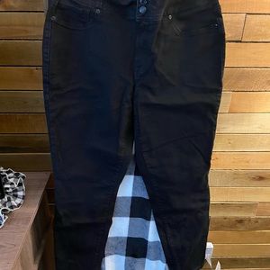 Maurices Black Skinny High-Waisted Pants